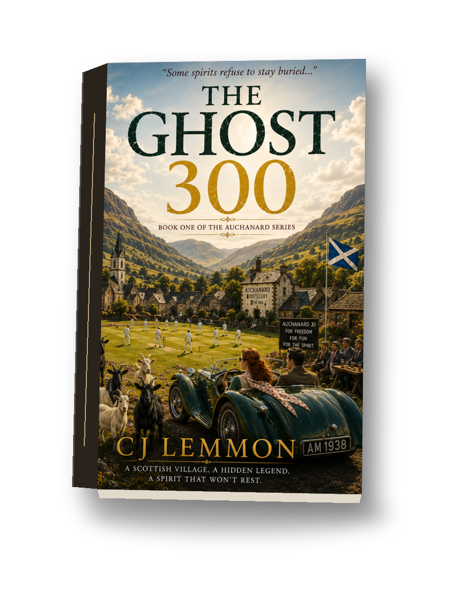 The Ghost 300 standing paperback book